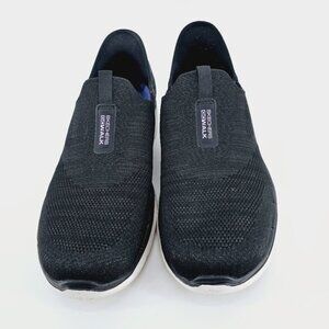 Skechers Gowalk Women's 10  Black Hand Free Slip-on Memory Foam Air-Cool Sneaker